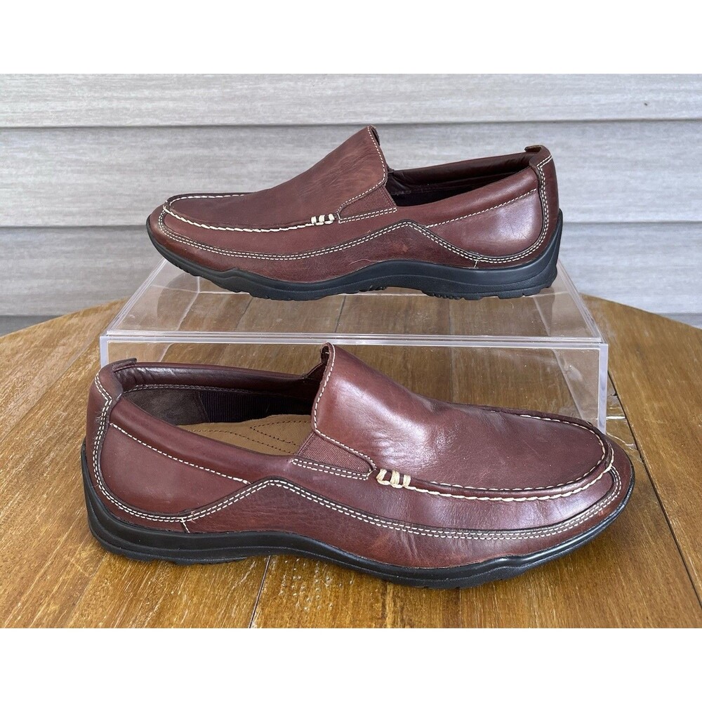 Cole Haan Leather Tucker Venetian NikeAir Comfort Loafers Mens 8 Fits 9 Brown
